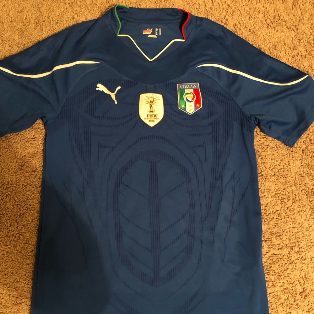 Puma Italy World Cup Winners Soccer Jersey